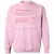 Veterinarian Stats Classic Unisex Sweatshirt - Light Pink - 3