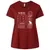 Wife Stats 2 Ladies Curvy Jersey - Cardinal - 10