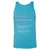 Welder Stats Unisex Jersey Tank - Aqua Triblend - 3