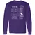 Wife Stats 2 Long Sleeve T-Shirt - Purple - 13