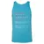 AI Engineer Stats Unisex Jersey Tank - Aqua Triblend - 3