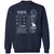 Wife Stats 2 Classic Unisex Sweatshirt - Navy - 2