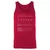 White Hat Stats Unisex Jersey Tank - Red - 11