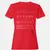 White Hat Stats Women's T-Shirt - Red - 13