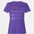 White Hat Stats Women's T-Shirt - Purple - 12