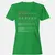 White Hat Stats Women's T-Shirt - Irish Green - 7