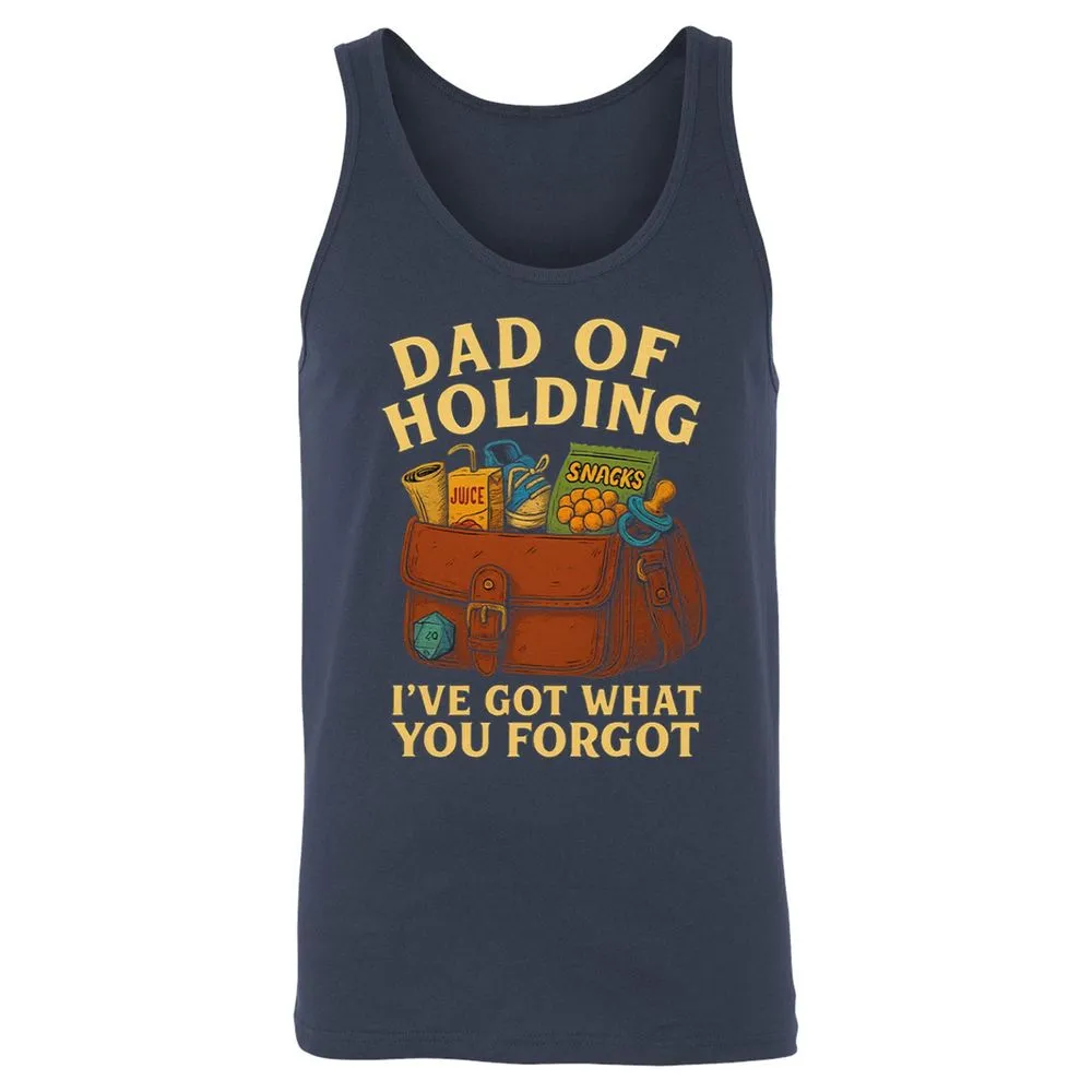 Dad Of Holding Unisex Jersey Tank - Navy - 2