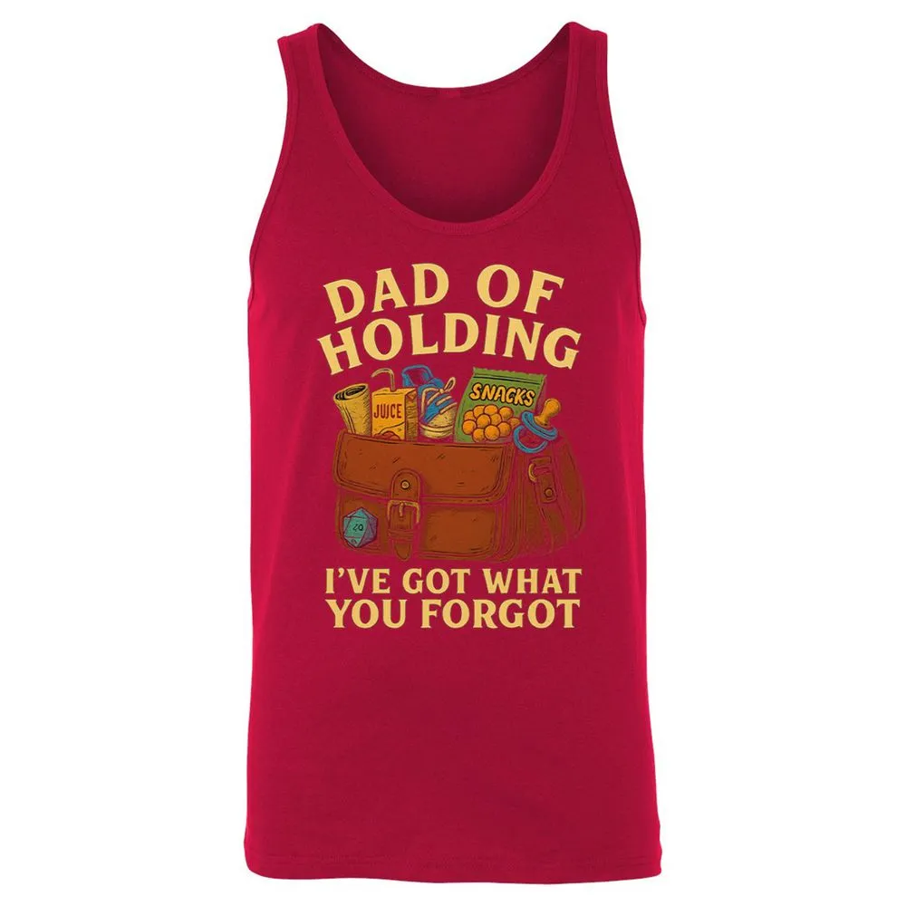 Dad Of Holding Unisex Jersey Tank - Red - 11