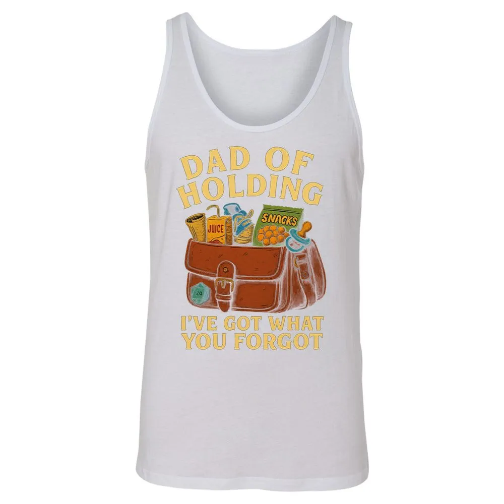 Dad Of Holding Unisex Jersey Tank - White - 14