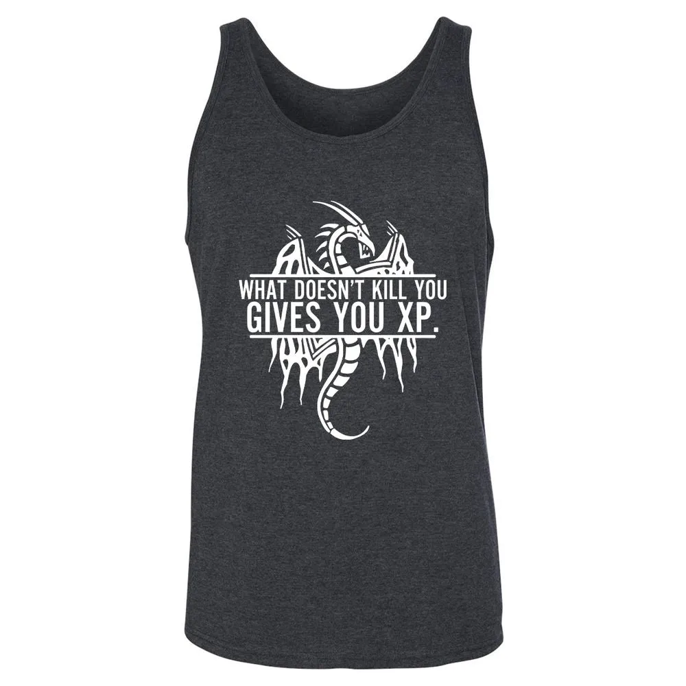 What Doesn't Kill You Unisex Jersey Tank - Dark Grey Heather - 6