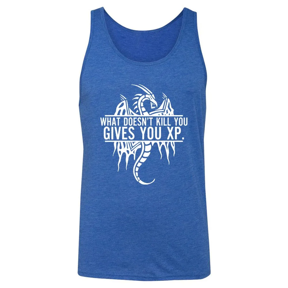 What Doesn't Kill You Unisex Jersey Tank - True Royal Triblend - 12