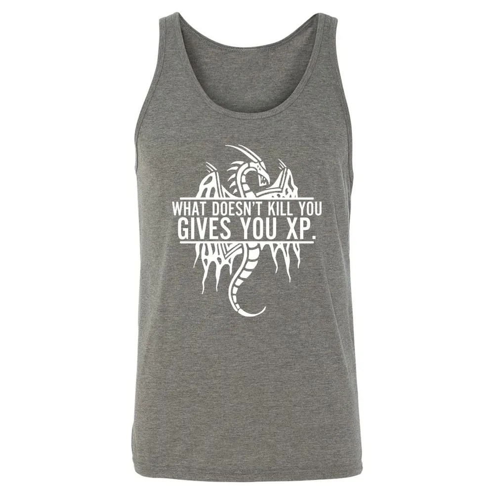 What Doesn't Kill You Unisex Jersey Tank - Grey Triblend - 8