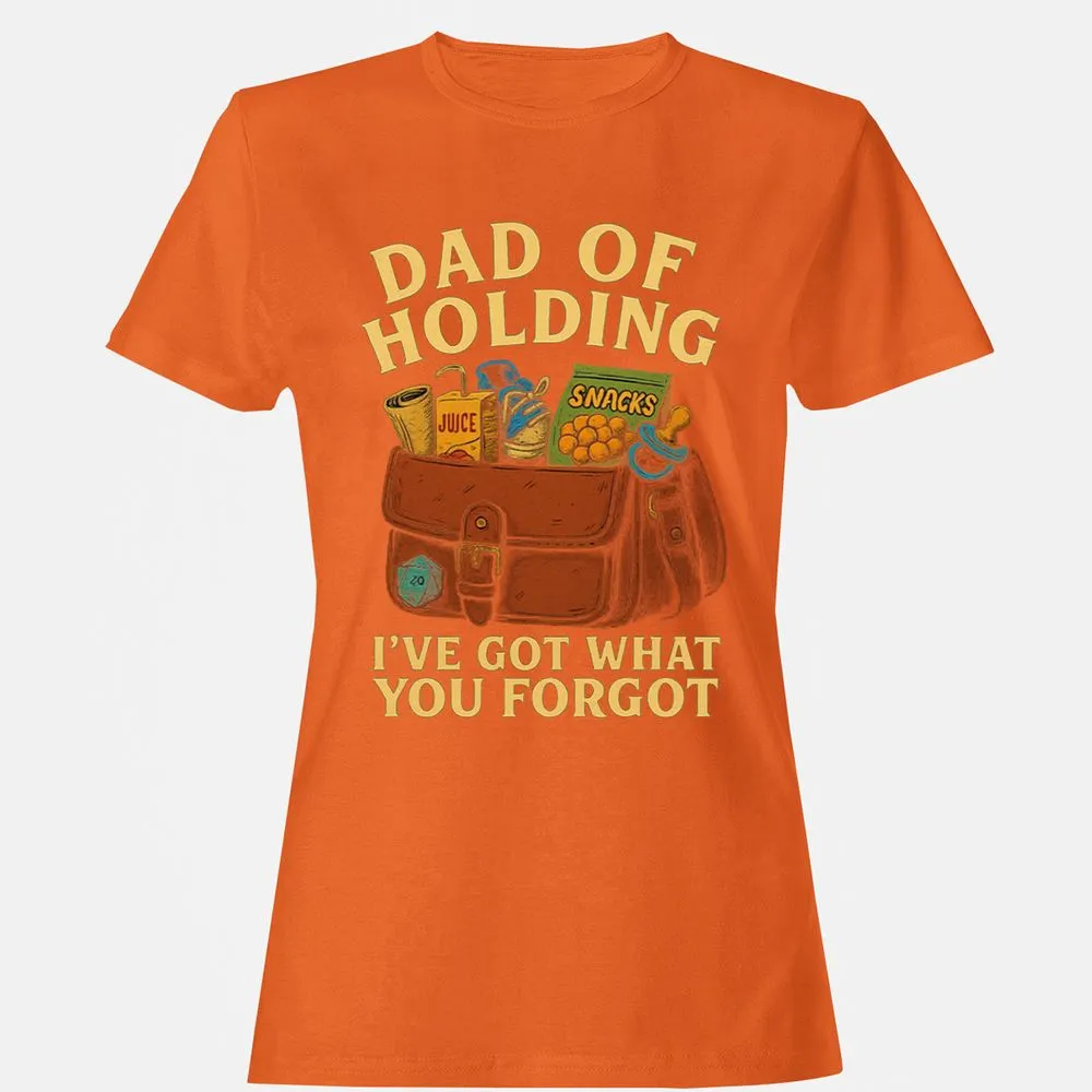 Dad Of Holding Women's T-Shirt - Orange - 11
