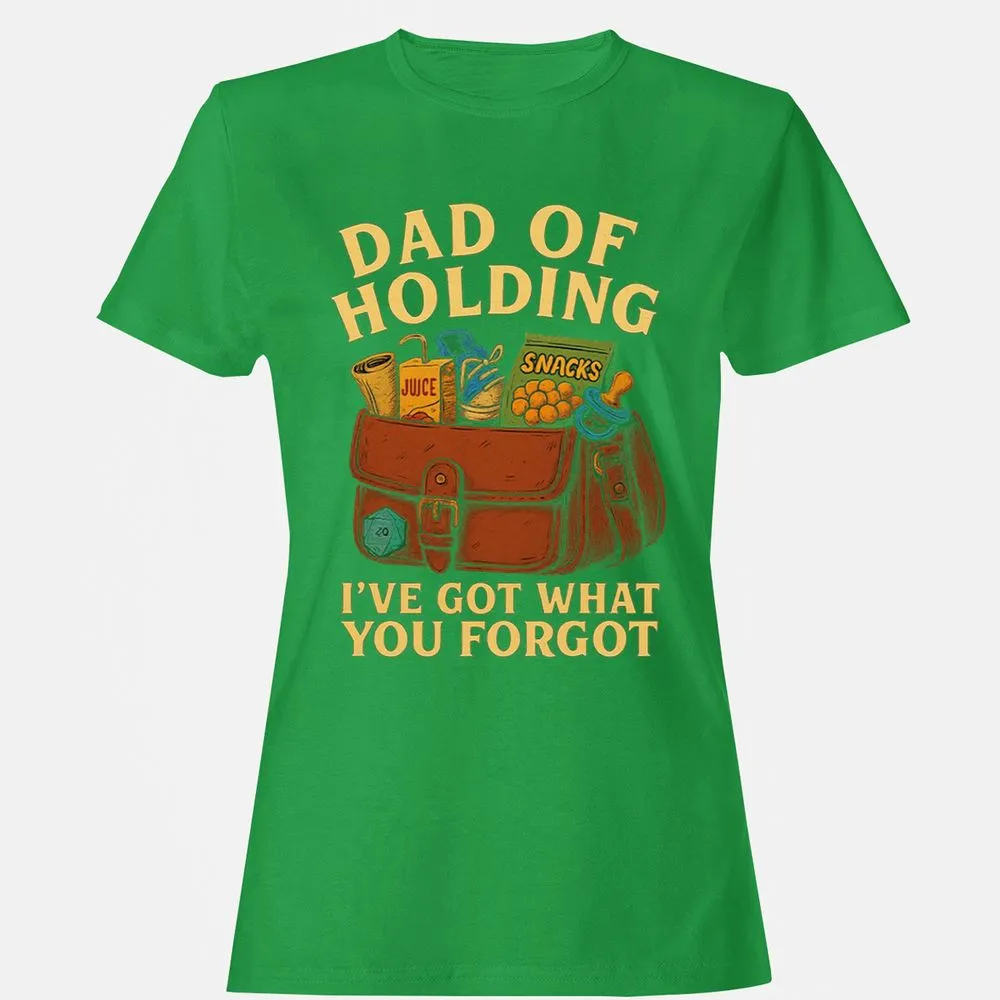 Dad Of Holding Women's T-Shirt - Irish Green - 7