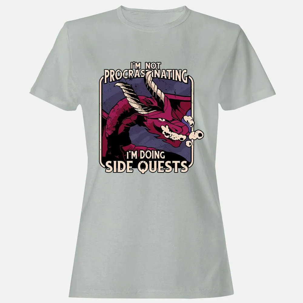Doing Side Quests Women's T-Shirt - Ash - 2
