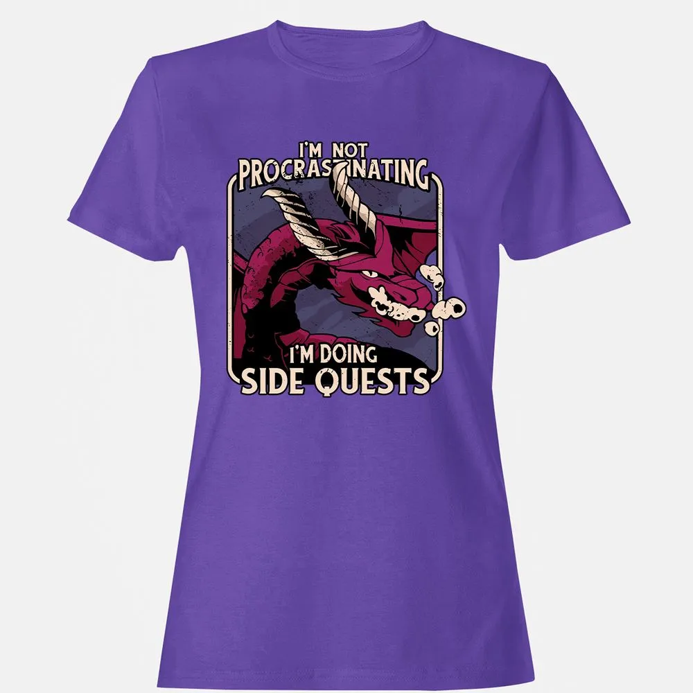 Doing Side Quests Women's T-Shirt - Purple - 12