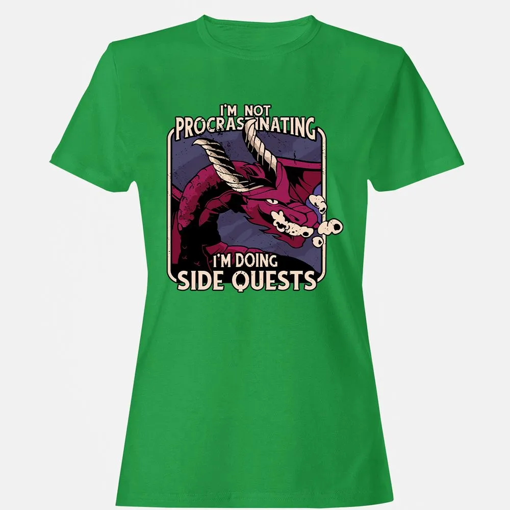 Doing Side Quests Women's T-Shirt - Irish Green - 7