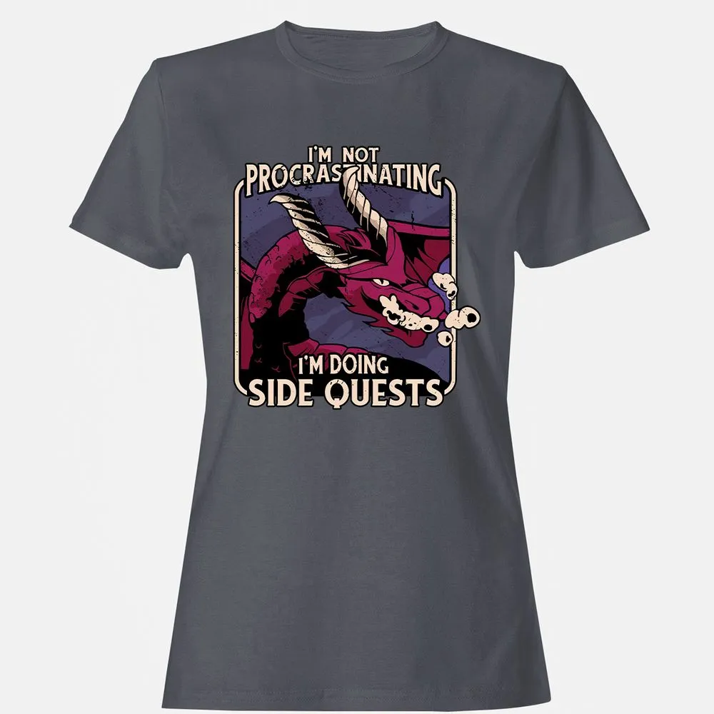 Doing Side Quests Women's T-Shirt - Dark Heather - 5