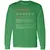 AI Engineer Stats Long Sleeve T-Shirt - Irish Green - 10