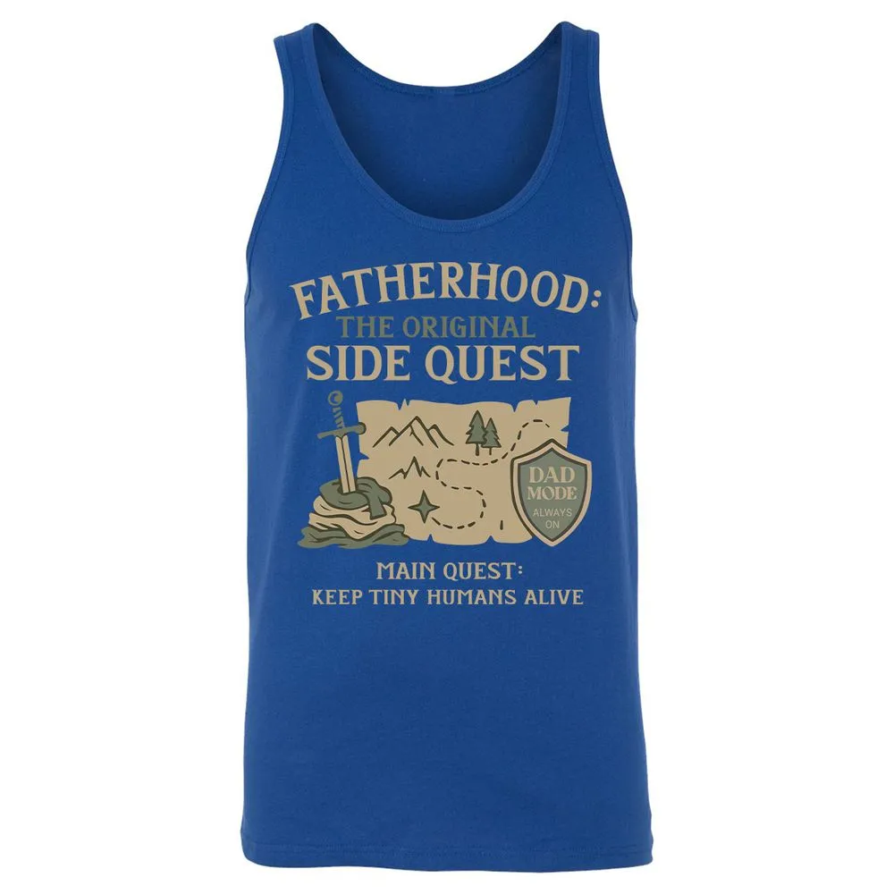 Fatherhood The Original Side Quest Unisex Jersey Tank - True Royal - 13