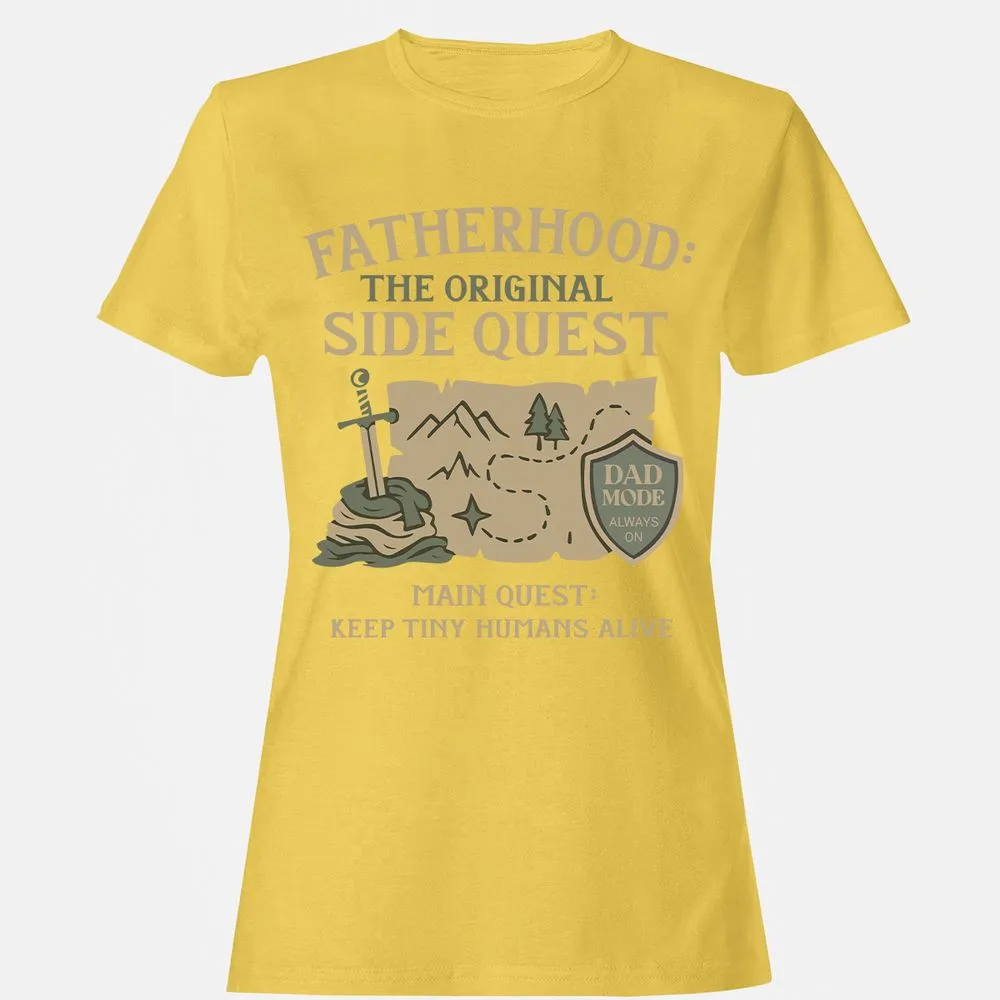 Fatherhood The Original Side Quest Women's T-Shirt - Daisy - 4