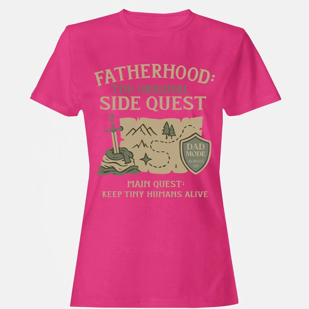 Fatherhood The Original Side Quest Women's T-Shirt - Heliconia - 6