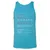 Autism Mom Stats Unisex Jersey Tank - Aqua Triblend - 3