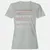 Assistant Professor Stats Women's T-Shirt - Ash - 2