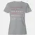 Assistant Professor Stats Women's T-Shirt - Sport Grey - 15