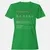 Assistant Professor Stats Women's T-Shirt - Irish Green - 7