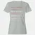 Associate Professor Stats Women's T-Shirt - Ash - 2