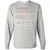 Backpacker Stats Long Sleeve T-Shirt - Ash - 7