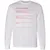 Backpacker Stats Long Sleeve T-Shirt - White - 5