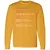 Backpacker Stats Long Sleeve T-Shirt - Gold - 9