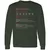 Backpacker Stats Long Sleeve T-Shirt - Forest Green - 4