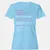 Autism Mom Stats Women's T-Shirt - Light Blue - 8