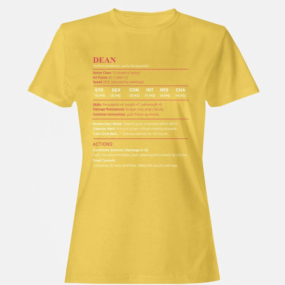 Dean Stats Women's T-Shirt - Daisy - 4