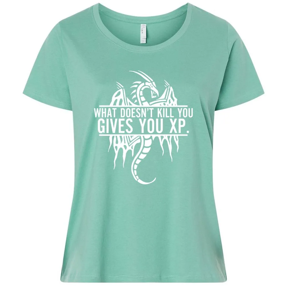 What Doesn't Kill You Ladies Curvy Jersey - Saltwater - 7
