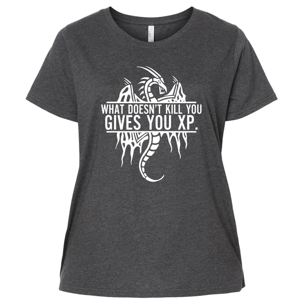 What Doesn't Kill You Ladies Curvy Jersey - Vintage Smoke - 4