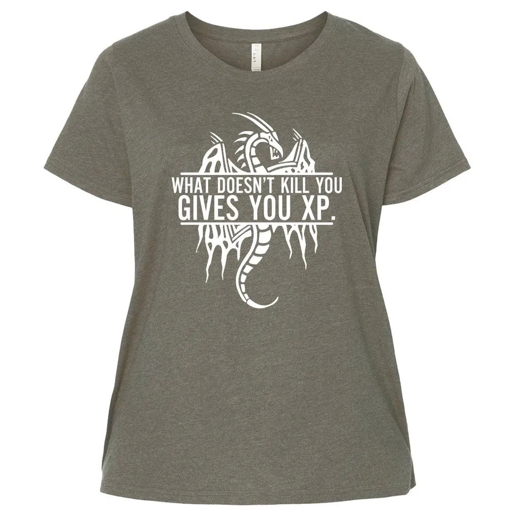 What Doesn't Kill You Ladies Curvy Jersey - Bamboo Blackout - 2