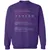 Backpacker Stats Classic Unisex Sweatshirt - Purple - 6