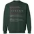 Backpacker Stats Classic Unisex Sweatshirt - Forest Green - 4