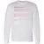White Hat Stats Long Sleeve T-Shirt - White - 5