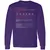White Hat Stats Long Sleeve T-Shirt - Purple - 13