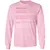 White Hat Stats Long Sleeve T-Shirt - Light Pink - 3