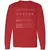 White Hat Stats Long Sleeve T-Shirt - Red - 14