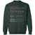 White Hat Stats Classic Unisex Sweatshirt - Forest Green - 4