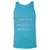 X-ray Tech Stats Unisex Jersey Tank - Aqua Triblend - 3