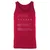 X-ray Tech Stats Unisex Jersey Tank - Red - 11