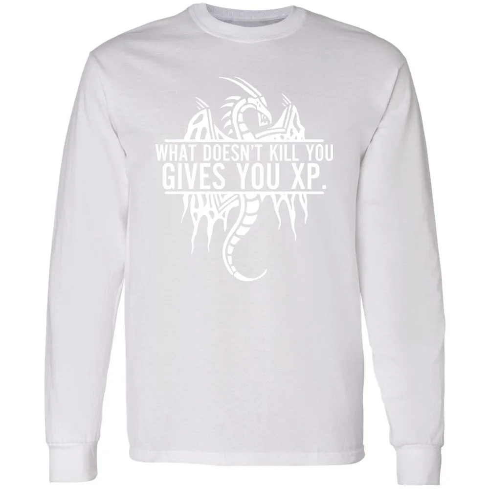 What Doesn't Kill You Long Sleeve T-Shirt - White - 5